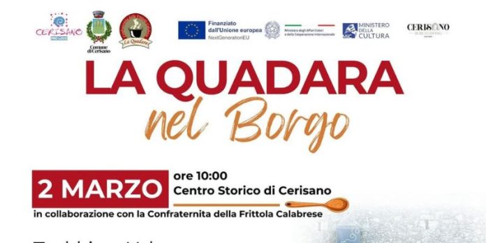 Cerisano (Cs) domenica la seconda edizione de La Quadara nel borgo