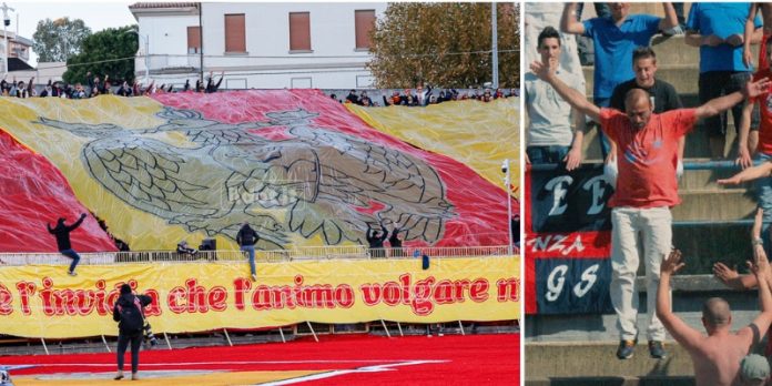 Curva Massimo Capraro (foto Francesco Farina)