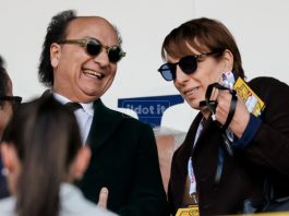 Cosenza, parla la società: “Rischio retrocessione in Eccellenza senza lo stadio” Eugenio Guarascio e Rita Rachele Scalise, presidente e amministratrice unica del Cosenza Calcio (foto Francesco Farina)