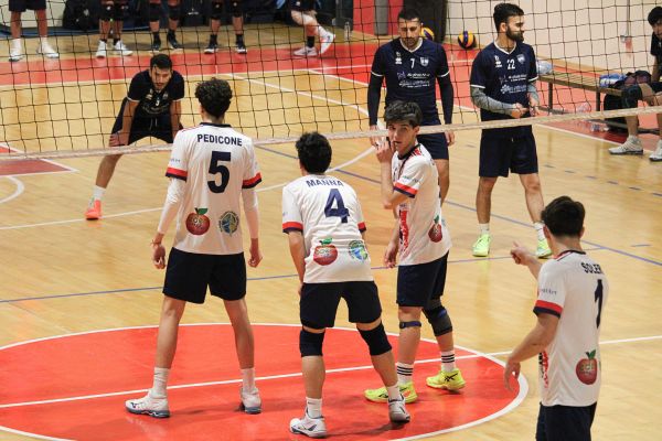 Una fase di gioco tra Area Brutia e Montalto