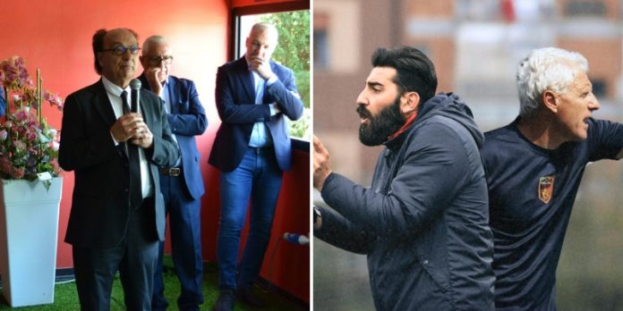 Guarascio-Alvini e Belmonte-Tortelli (foto IlCosenza.it)