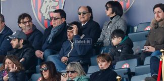 Il fondo arabo ha già fatto la sua offerta, perchè Guarascio continua a non rispondere? Il presidente Guarascio e in basso l'amministratrice unica Rita Scalise al Marulla (foto Francesco Farina)