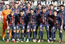Cosenza-Carrarese 1-0: le pagelle dei rossoblù L'undici iniziale del Cosenza con la Carrarese (foto Francesco Farina)