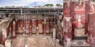 Pompei, ancora scoperte: emerge una nuova villa dei misteri Pompei, ancora nuove scoperte emerge una sala affrescata con iniziazione ai misteri e corteo di Dioniso (Foto: pagina facebook Pompeii - Parco Archeologico)