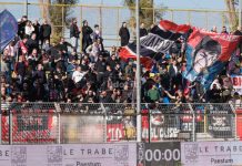 Modena-Cosenza, il dato definitivo dei tifosi rossoblù al seguito I tifosi del Cosenza in trasferta (foto Francesco Farina)