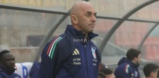 La Nazionale Under 19 a Catanzaro e Cosenza per la Fase Élite di qualificazione all’Europeo Il ct dell'Italia Under 19, Alberto Bollini (foto Francesco Farina)