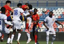 Elite Round U19: la Spagna batte la Francia al “Marulla” (2-1) Martin segna il gol del momentaneo 1-0 in Spagna-Francia Under 19 (foto Francesco Farina)