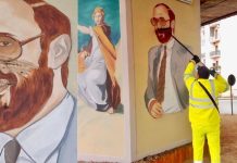 Cosenza, imbrattato il murales dedicato a Sergio Cosmai. Caruso: “Atto vile e intollerabile” Cosenza, imbrattato il murales dedicato a Sergio Cosmai. Caruso: "Atto intollerabile"