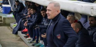 Alvini: “Sono tornato perchè credo alla salvezza” Massimiliano Alvini, tornato sulla panchina rossoblù (foto Francesco Farina)