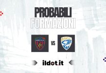 Cosenza-Brescia: le probabili formazioni in campo