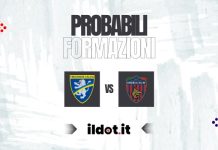 Frosinone-Cosenza, le probabili formazioni in campo Probabili formazioni Frosinone-Cosenza