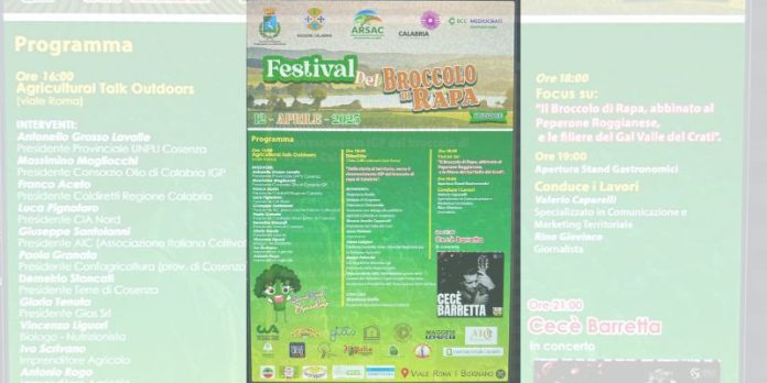 Sabato 12 Aprile ritorna il Festival del Broccolo di Rapa