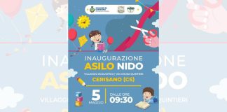 A Cerisano il primo asilo nido comunale gratuito della Calabria