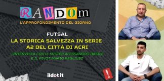 A ‘Random’ la storica salvezza del Città di Acri: “La forza del gruppo e il sogno playoff per il futuro” A 'Random' la storica salvezza del Città di Acri C5 Futsal La forza del gruppo e il sogno playoff