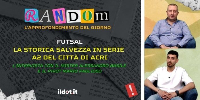 A 'Random' la storica salvezza del Città di Acri C5 Futsal La forza del gruppo e il sogno playoff