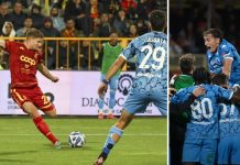 Playoff Serie B: lo Spezia ne fa 2 al Catanzaro, ora ai giallorossi serve un’impresa Catanzaro-Spezia 0-2 (foto pagine Facebook US Catanzaro e Spezia Calcio)
