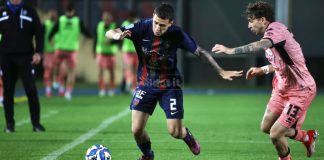 Cosenza terra di conquista anche per il Cesena. Finisce 0-1 in un “Marulla” spettrale Cimino durante Cosenza-Cesena (foto Michele De Marco)