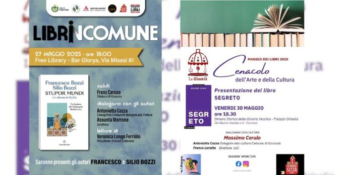 Cosenza, si conclude il Maggio dei Libri con gli ultimi due appuntamenti