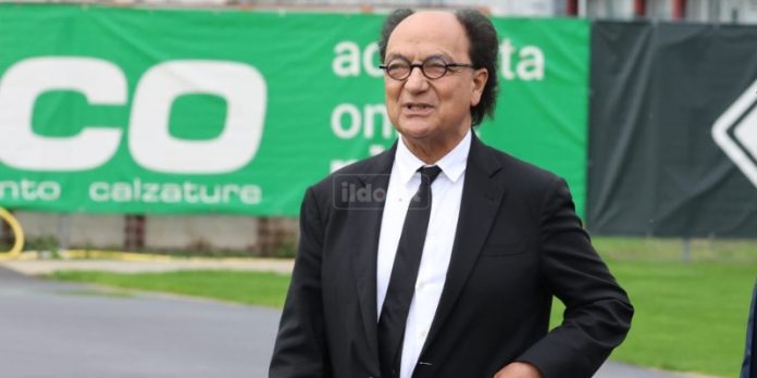 Eugenio Guarascio, da oltre 10 anni presidente del Cosenza (foto Francesco Grazioli)