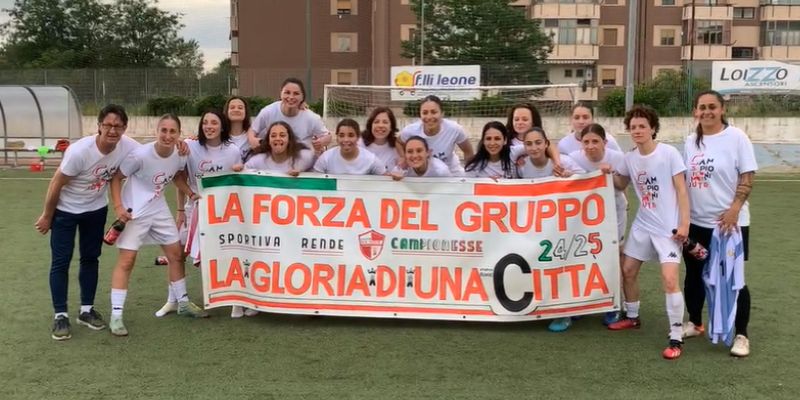 Femminile, adesso sì la Sportiva Rende è promossa in Serie C