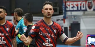 Pirossigeno Cosenza, la promessa di capitan Marchio: “Lotteremo fino all’ultimo secondo” Paride Marchio, capitano della Pirossigeno Cosenza (foto Michele De Marco)