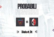 Cosenza-Bari, le probabili formazioni in campo