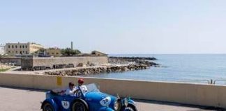 1000 miglia, rotta su Parma dopo accademia navale Livorno