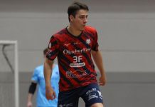 Futsal: Mateus lascia la Pirossigeno Cosenza Mateus in azione durante un match al PalaCosentia (foto Michele De Marco)