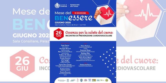 Cosenza per la salute del cuore