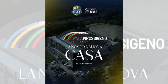 Il PalaPirossigeno ospiterà anche la New Tech Milani