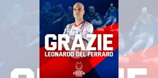 Pirossigeno Cosenza, termina l’esperienza di Del Ferraro in maglia rossoblù Leonardo del Ferraro lascia la Pirossigeno Cosenza