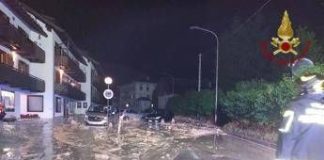 Maltempo nel bellunese, pioggia e detriti bloccano Borca di Cadore