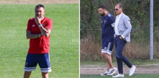 L’annuncio del Cosenza: sabato presentazione del ds Lupo e del neo tecnico Buscè Buscè e il ds Lupo (foto Michele De Marco)