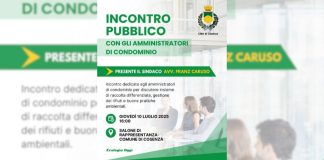 Cosenza, raccolta differenziata: il Sindaco incontra gli amministratori di condominio Cosenza, raccolta differenziata il Sindaco incontra gli amministratori di condominio