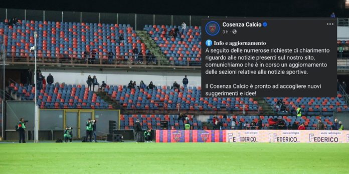 Curva nord vuota (foto Michele De Marco)