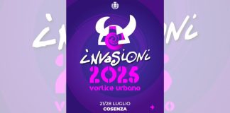Invasioni 2025 – Vortice Urbano: un’esplosione di creatività pronta a travolgere Cosenza Invasioni 2025 Vortice Urbano