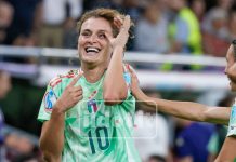 Inghilterra-Italia: orario, probabili formazioni e dove vederla in tv (in chiaro) L'esultanza al goal di Cristiana Girelli (Foto Francesco Farina)