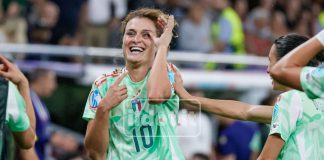 Inghilterra-Italia: orario, probabili formazioni e dove vederla in tv (in chiaro) L'esultanza al goal di Cristiana Girelli (Foto Francesco Farina)