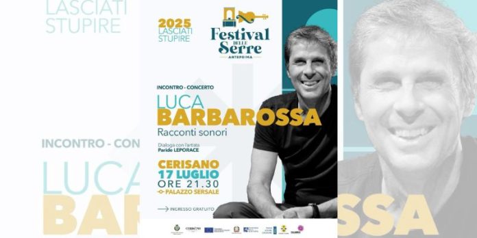 Luca Barbarossa al Festival delle Serre di Cerisano