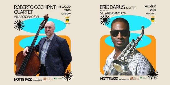 Notti Jazz a Villa Rendano Roberto Occhipinti e Eric Darius Sextet