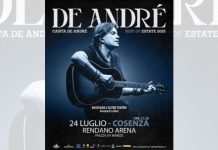 Rendano Arena #Restartlivefest: il 24 luglio concerto di Cristiano De Andrè a Cosenza