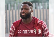 Calciomercato: sondaggio del Cosenza per Roberto Ogunseye Roberto Ogunseye (foto pagina Facebook S.S. Arezzo)