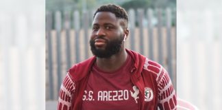 Calciomercato: sondaggio del Cosenza per Roberto Ogunseye Roberto Ogunseye (foto pagina Facebook S.S. Arezzo)