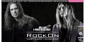 RockOn Martirano Lombardo: Kiko Loureiro & Andy Martongelli protagonisti della prima Power Metal Night