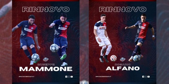 Soccer Montalto confermati anche Mammone e Alfano Soccer Montalto confermati anche Mammone e Alfano