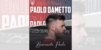 Arriva l’ufficialità: Paolo Dametto è un nuovo calciatore del Cosenza Paolo Dametto