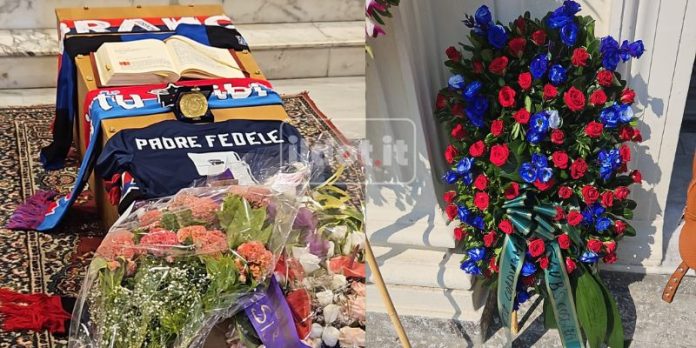 Cosenza, l'ultimo commosso saluto rossoblù a Padre Fedele