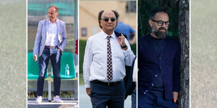 Lupo, Guarascio e Roma (foto di Francesco Farina e Michele De Marco) Lupo, Guarascio e Roma (foto di Francesco Farina e Michele De Marco)