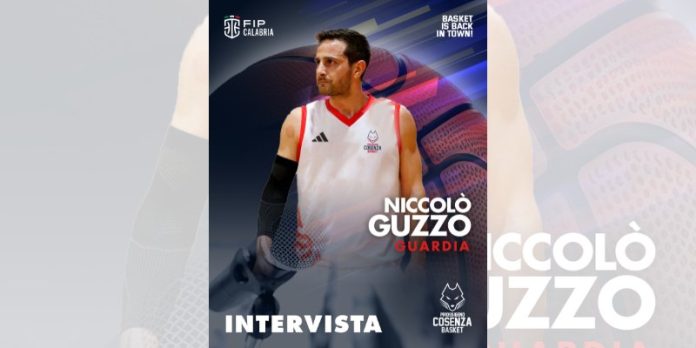 Pirossigeno Cosenza Basket, Niccolò Guzzo “Far crescere i giovani e vincere”
