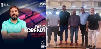 Pirossigeno Cosenza Basket: le due anime di Fabio Lorenzi, direttore sportivo dei lupi